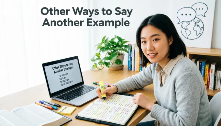 other ways to say another example