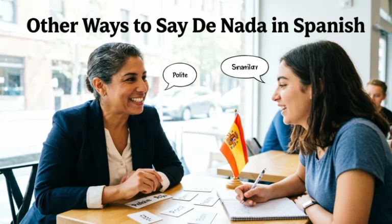 other ways to say de nada in spanish
