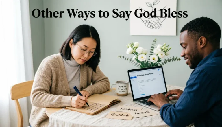 other ways to say god bless