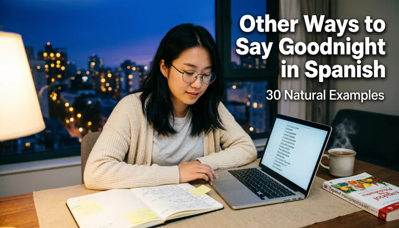 other ways to say goodnight in spanish