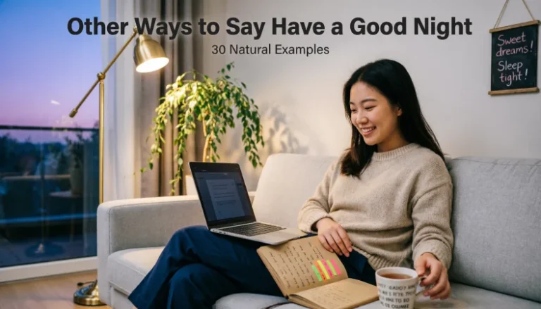 other ways to say have a good night
