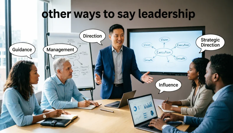 other ways to say leadership