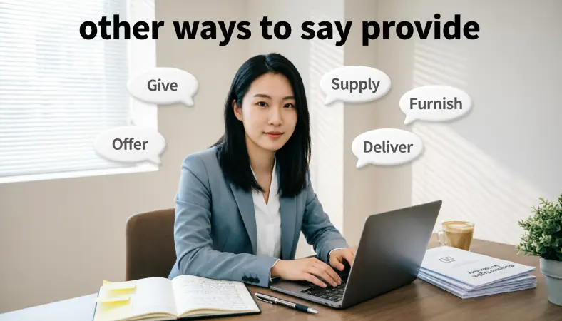 other ways to say provide