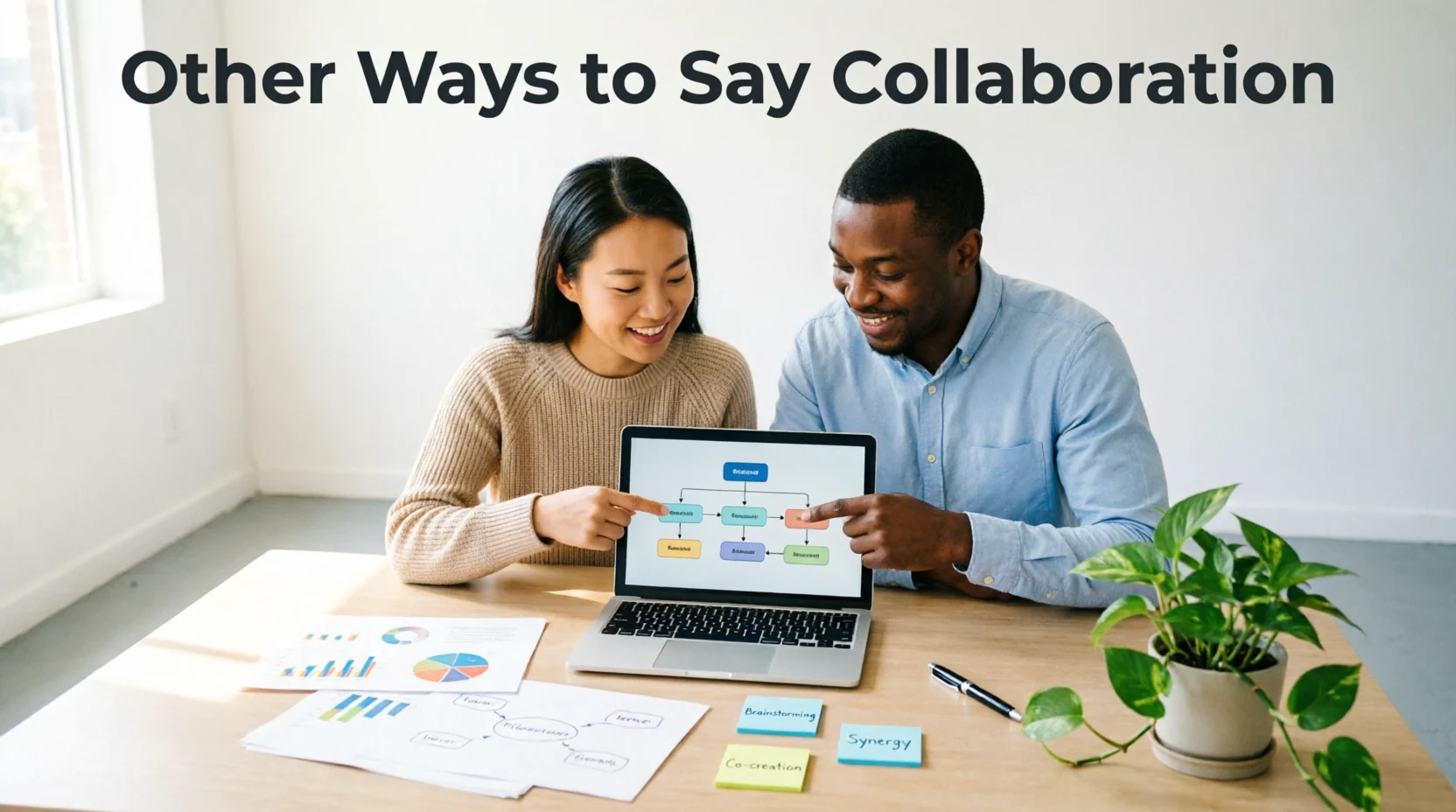 other ways to say collaboration