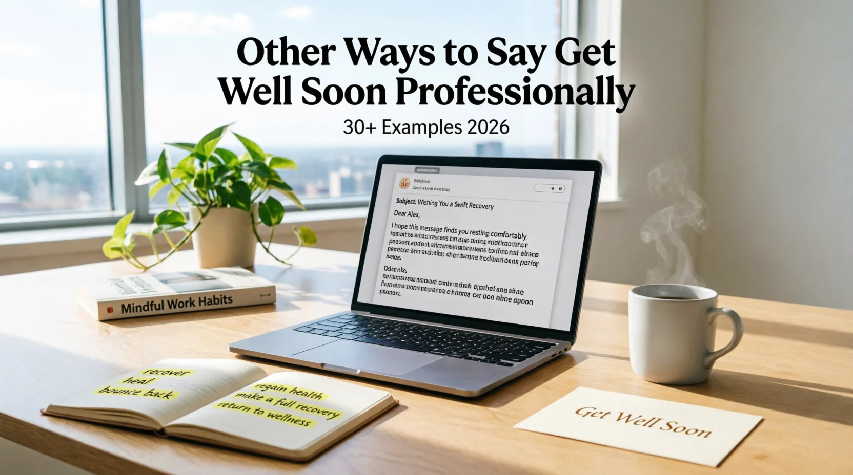 other ways to say get well soon professionally