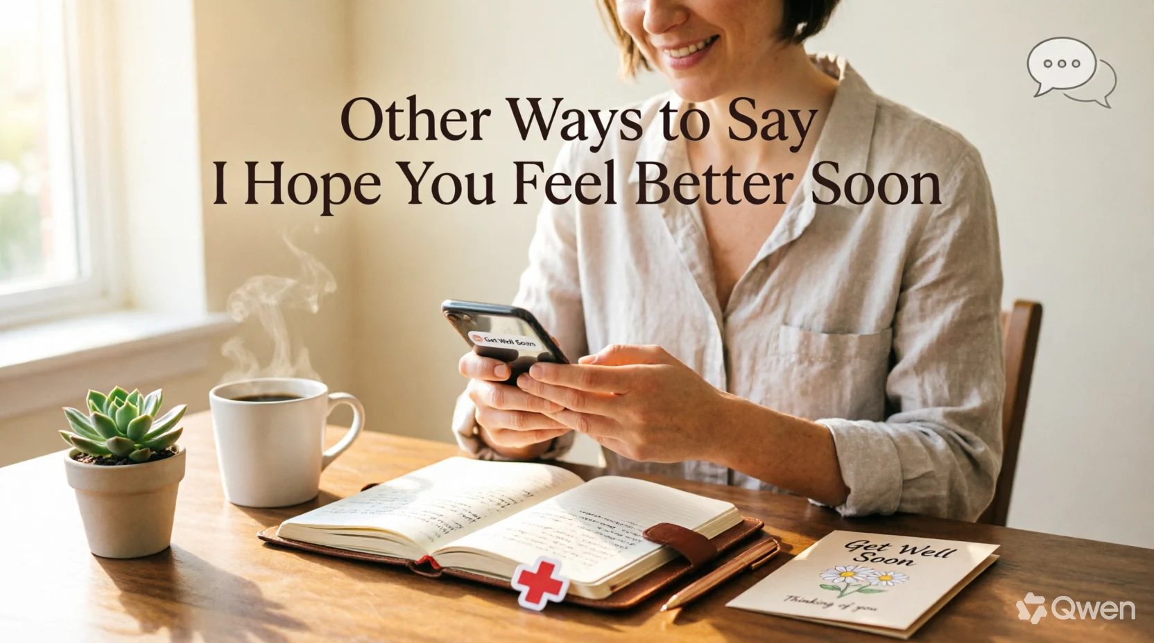 other ways to say i hope you feel better soon