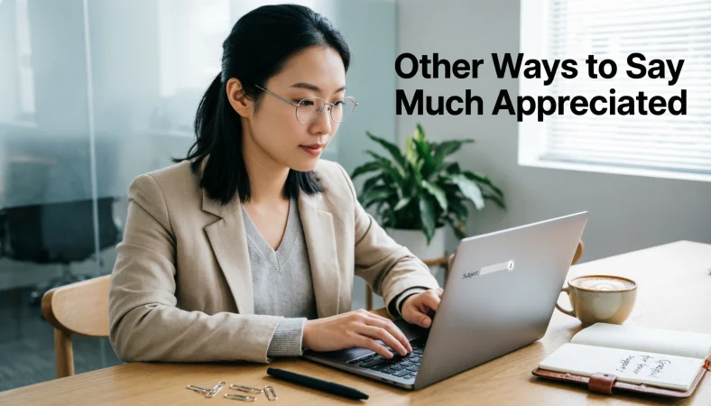 other ways to say much appreciated