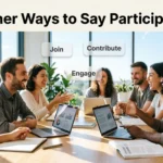 other-ways-to-say-participate