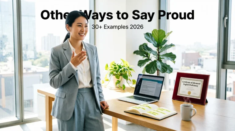 other ways to say proud