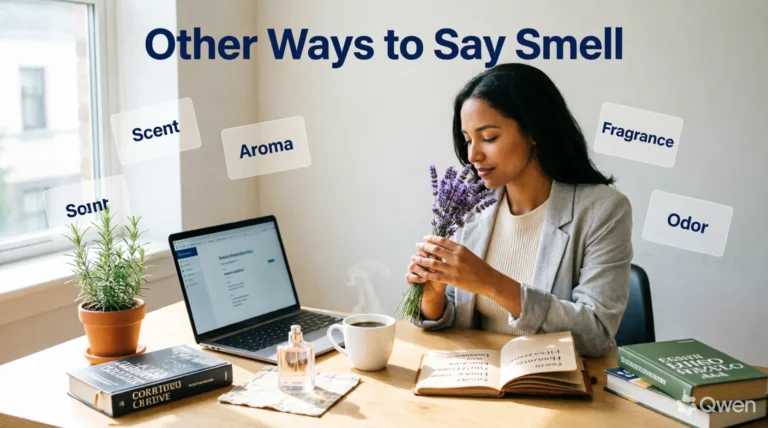 other ways to say smell