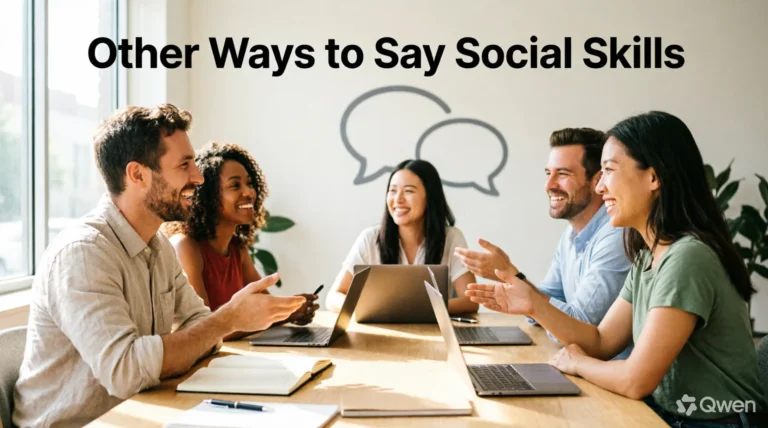 other ways to say social skills