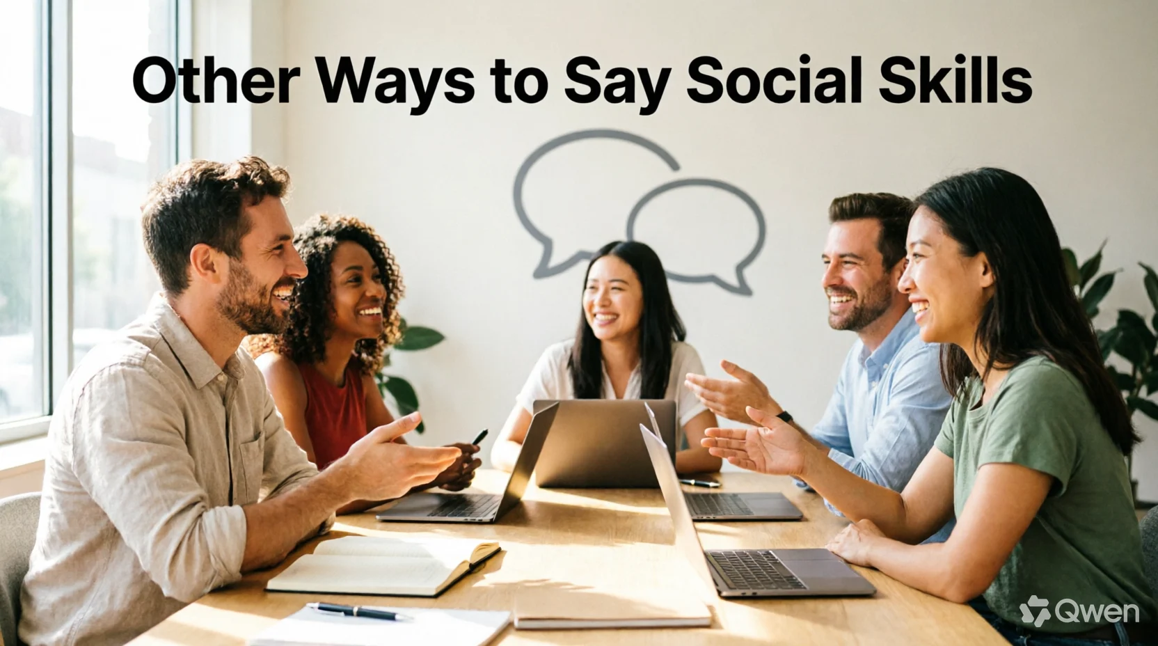other ways to say social skills