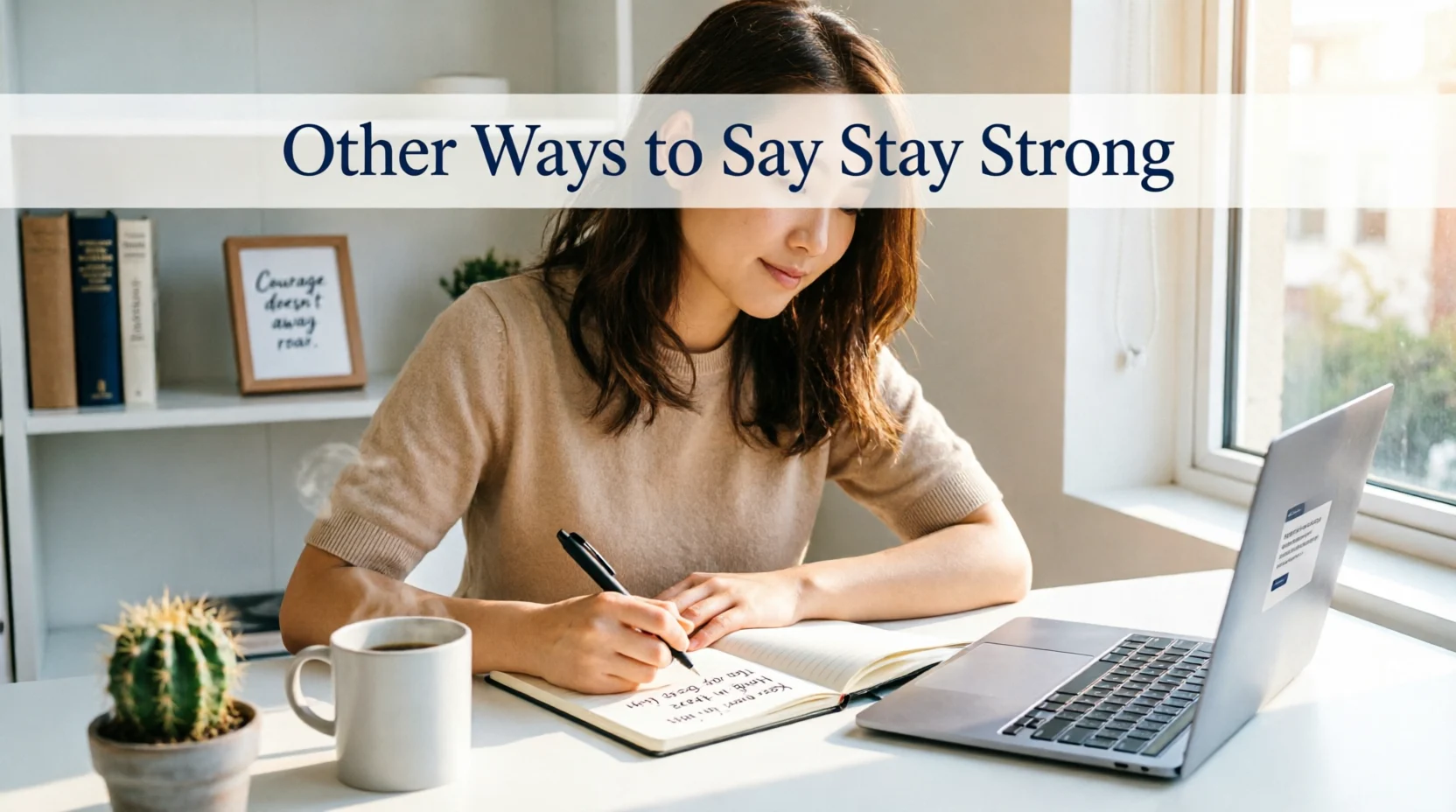 other ways to say stay strong