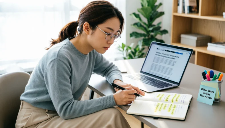 other ways to say this article