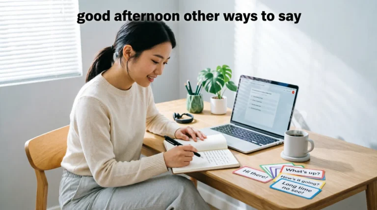 good afternoon other ways to say