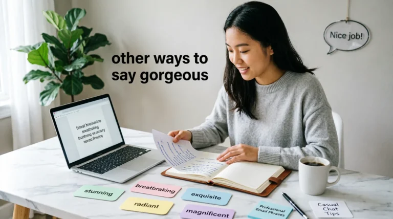other ways to say gorgeous