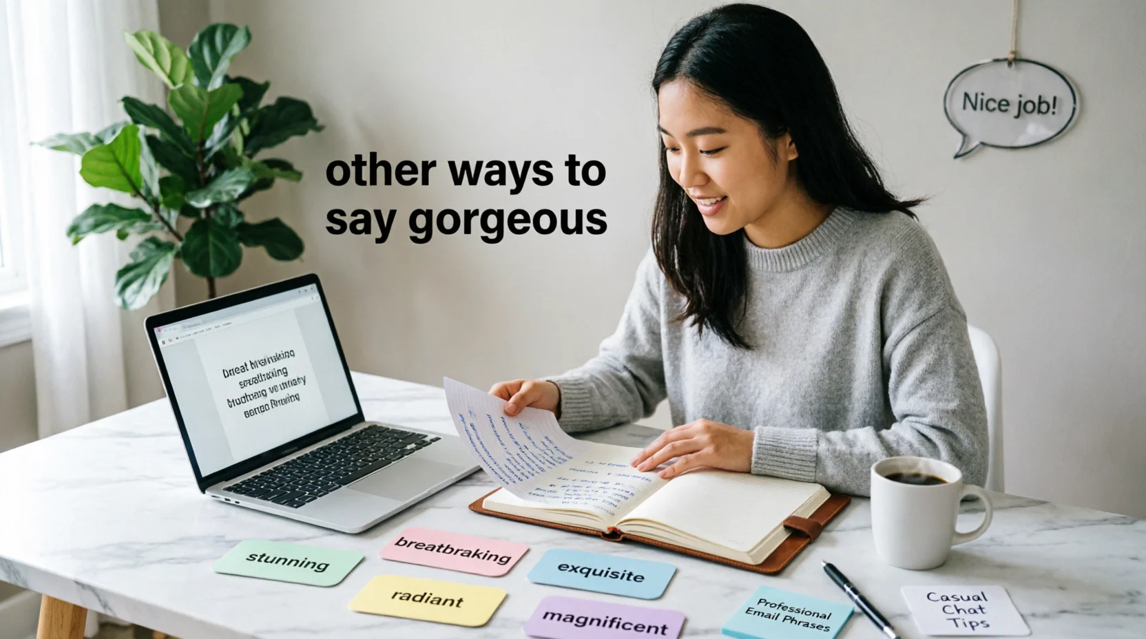 other ways to say gorgeous