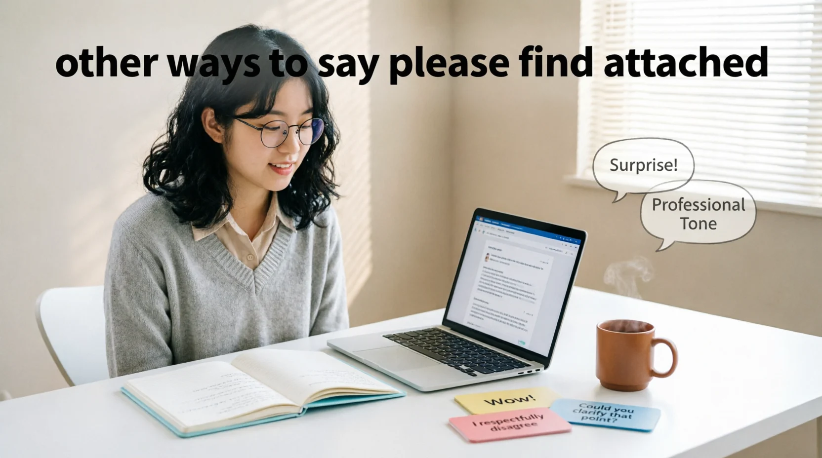 other ways to say please find attached