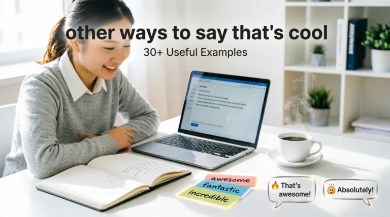 other ways to say that's cool