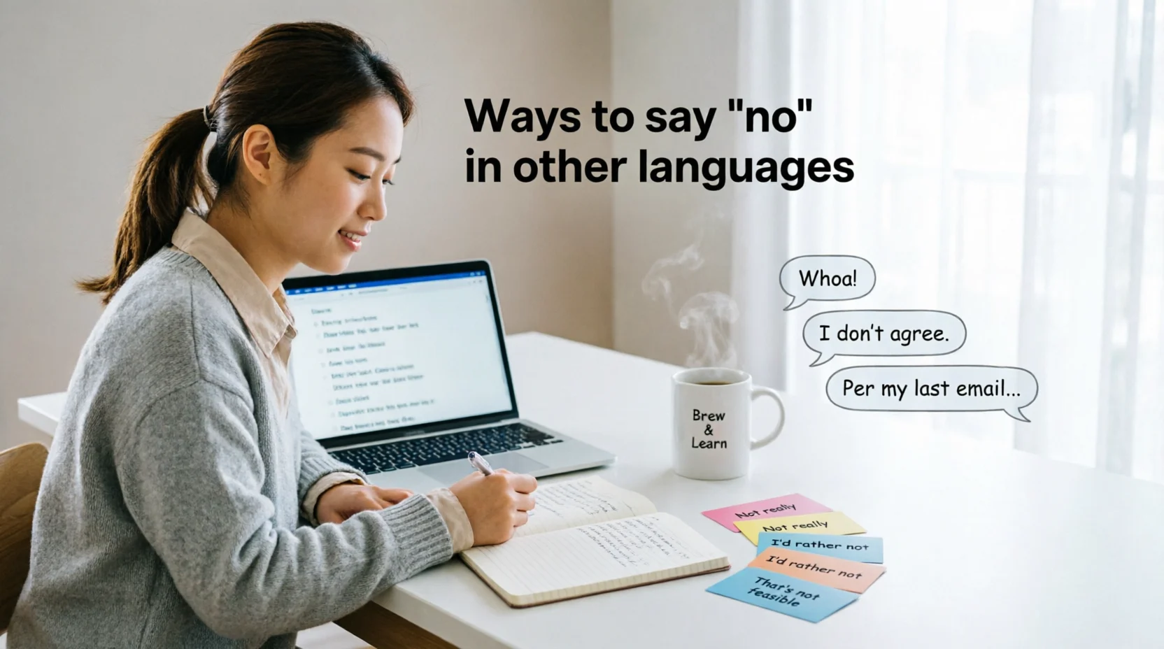 ways to say no'' in other languages